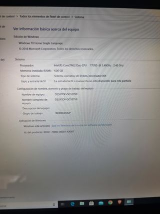 Portátil Toshiba Qosmio G40-12U