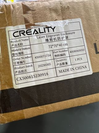 Creality - Caja humo para corte láser, cubierta
