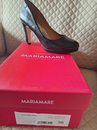 Zapatos Tacón negro  - talla 36
