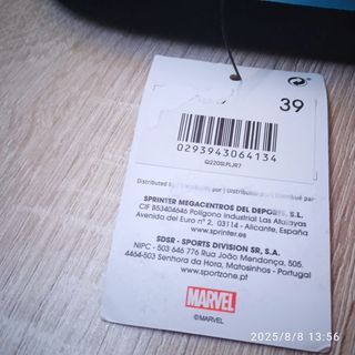 Chanclas Marvel - Talla 39