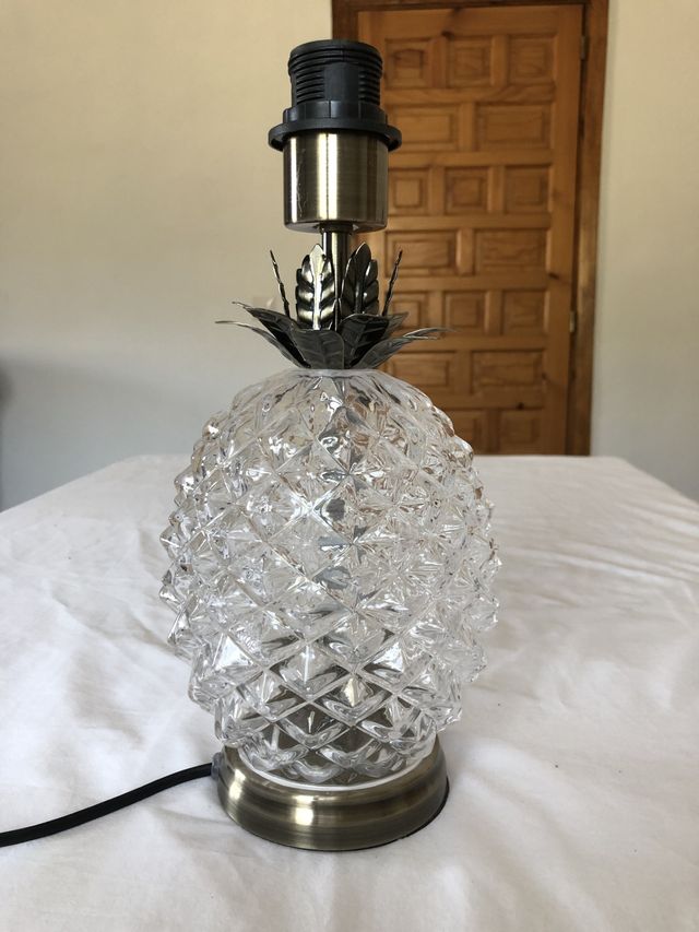 Lámpara piña cristal - Mesita