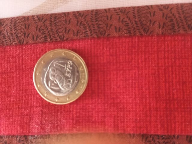 Moneda antigua de Grècia 2002 con la S