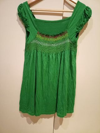 Top verde mujer - Talla M