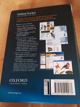 Diccionario Oxford Pocket para estudiantes de i...
