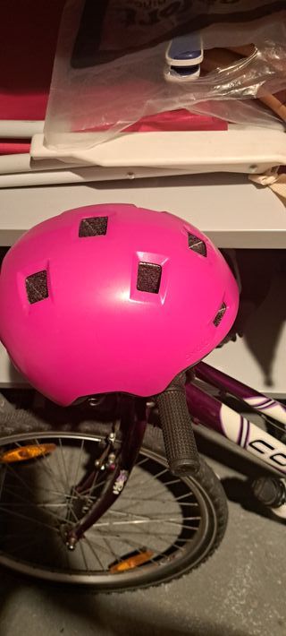 Casco Patinaje niña Oxelo Rosa 52-54cm