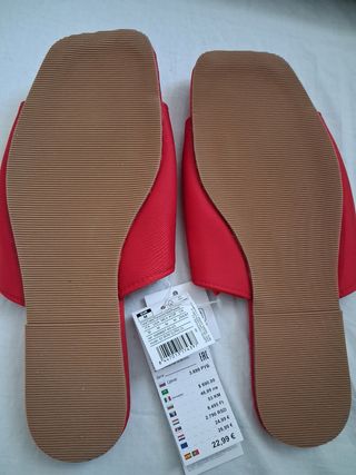 Chanclas rojas Women'secret T.M 38/39