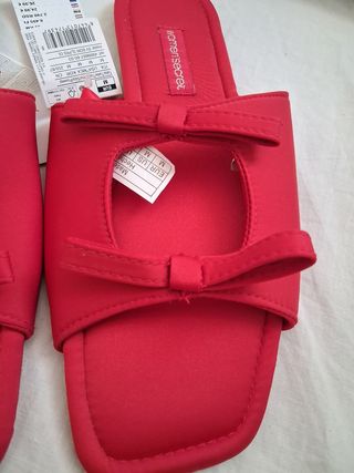 Chanclas rojas Women'secret T.M 38/39