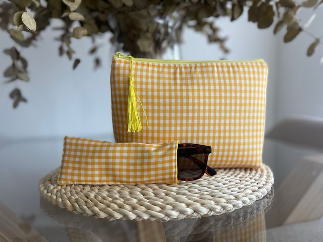 bolso neceser com funda de gafas