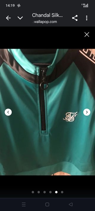 Chándal Siksilk verde agua talla S