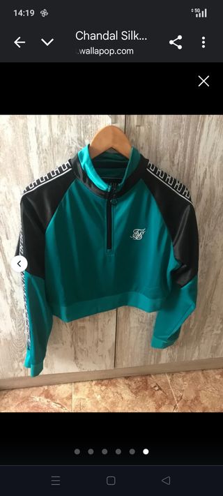 Chándal Siksilk verde agua talla S