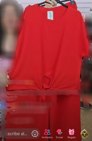 Conjunto rojo - Ropa nueva