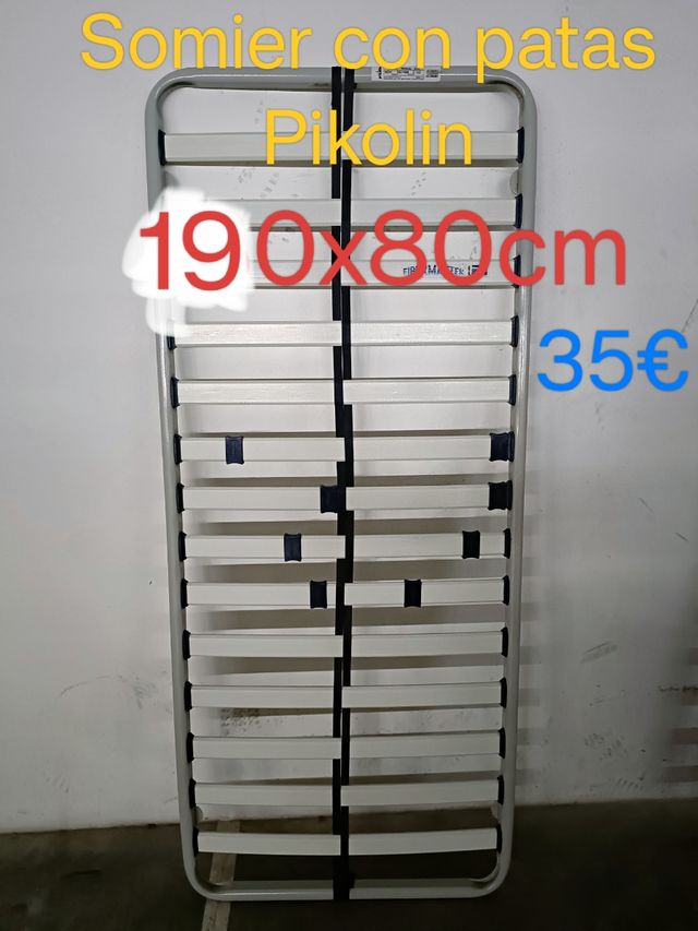 Somieres con patas, diferentes medidas