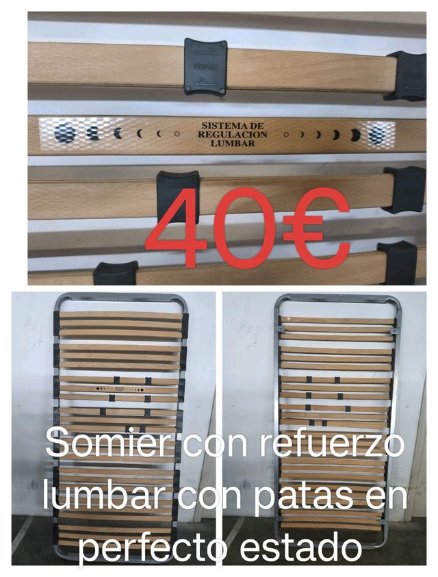 Somieres con patas, diferentes medidas