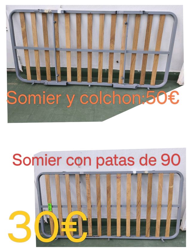 Somieres con patas, diferentes medidas