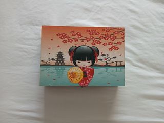 Caja madera Geisha japonesa