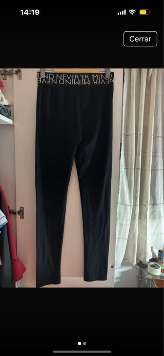 Leggings térmicos mujer S/M negros