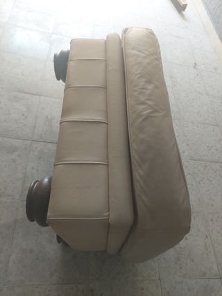 Puff Natuzzi piel beige