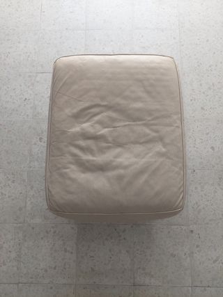 Puff Natuzzi piel beige