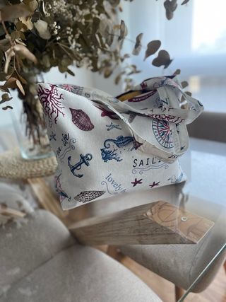Bolsa Tote Bag de playa - náutica