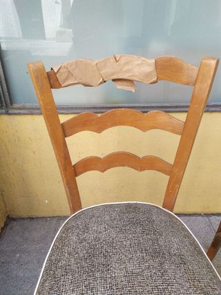 2 Sillas Vintage  Antiguas Sin estrens