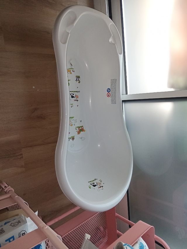 Bañera bebé XXL blanca