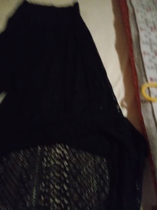 Gonna pantalone in pizzo