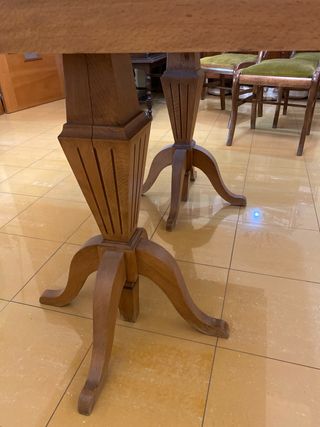 Mesa comedor extensible madera