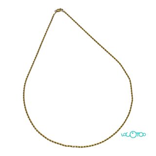 Cadena oro - Cordón fino 45cm