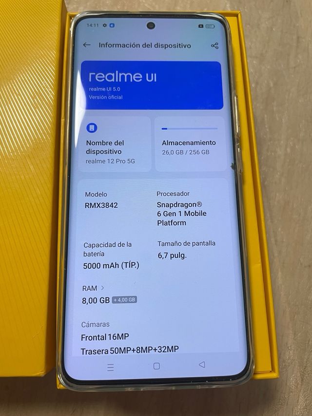 realme 12 Pro 5G 256gb nuevo
