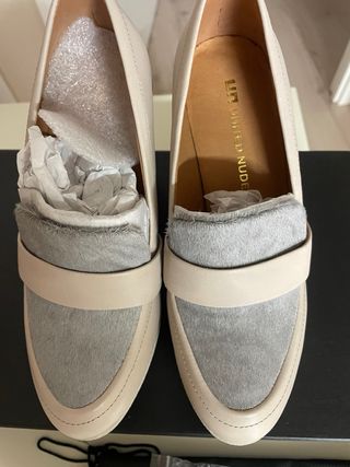 Linda Loafer - Zapatos grises mujer talla 36