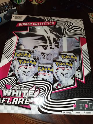 White Flare Binder Collection