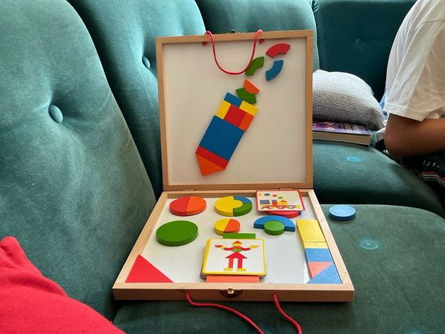 Juego de construcción de madera