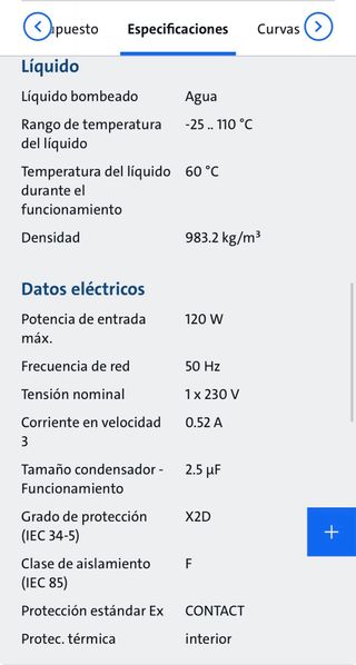 Bomba Grundfos UP 20-45N 150