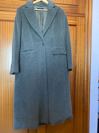 Abrigo Cortefiel gris - Talla 46