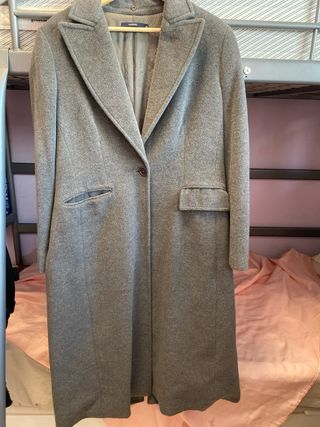 Abrigo Cortefiel gris - Talla 46