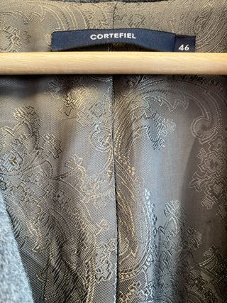 Abrigo Cortefiel gris - Talla 46