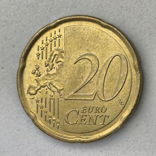 10-03981-España 20 cent € -  2020 - cuño roto alza