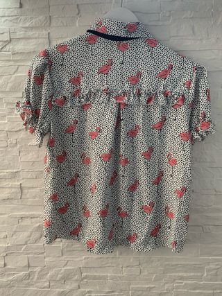 Blusa Zara flamencos talla S