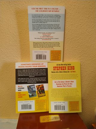 Hatd Case Crime Stephen King 3 titulos en inglés 