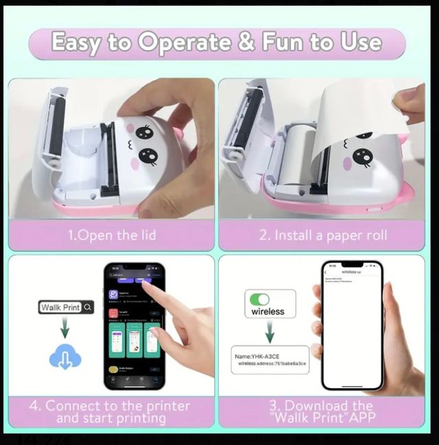 Mini stampante termica Bluetooth