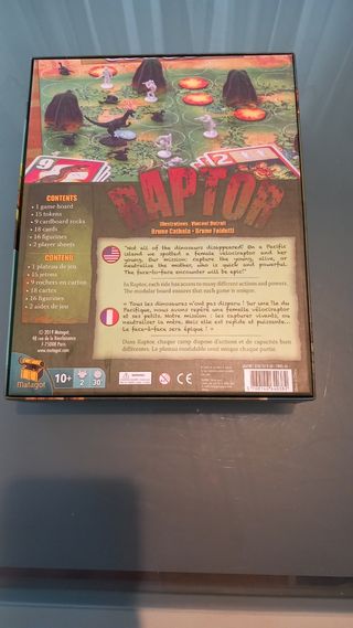 Oferta!!! Raptor - Juego de Mesa