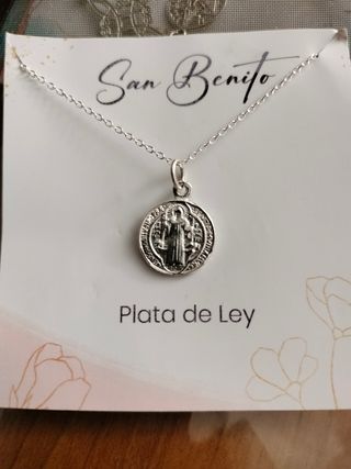 Medalla San Benito plata