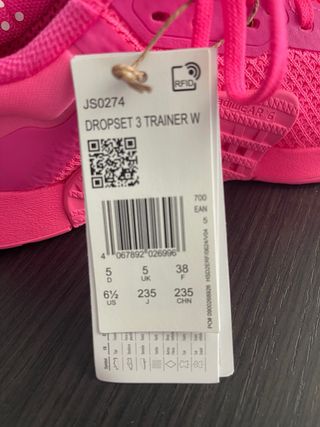Zapatillas Adidas Dropset 3 rosa