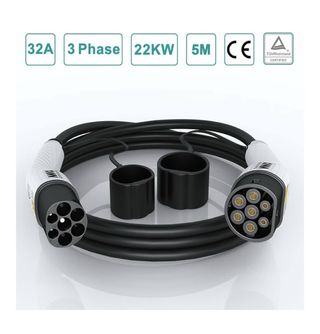 Cargador de coche eléctrico o híbrido tipo 2