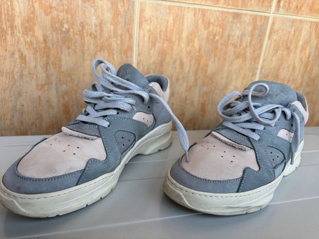 Filling Pieces - Sapatilhas Cinza/Rosa