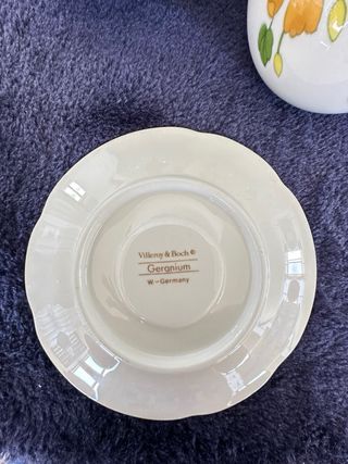 Juego té Villeroy & Boch Geranium