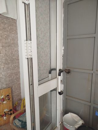 Puerta de aluminio para tienda 