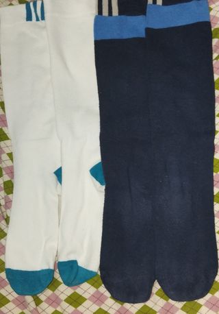 Calcetines Adidas - Blanco y Azul