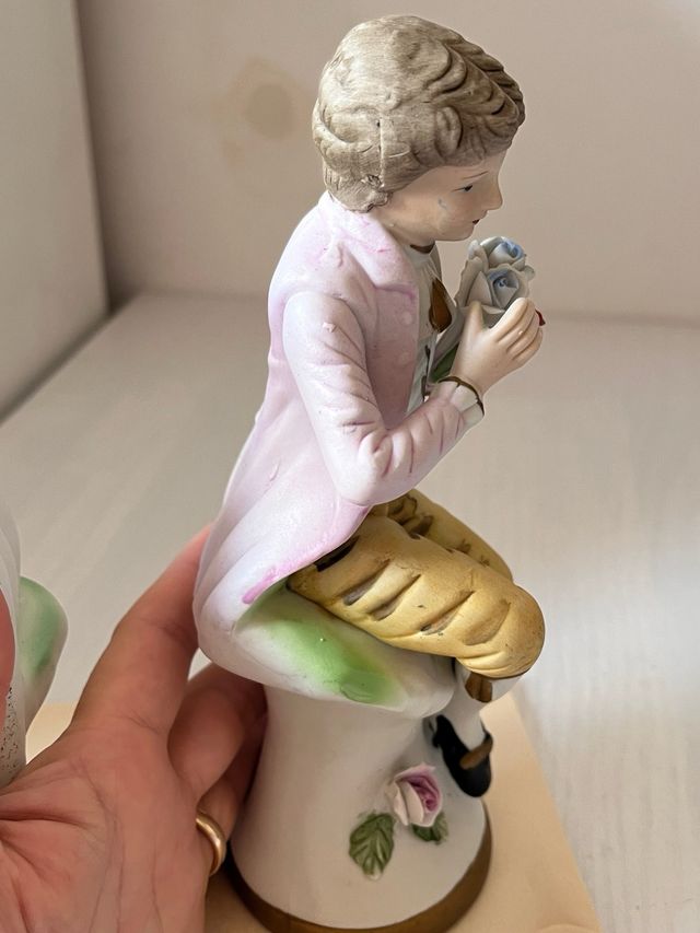 Statuine ceramica - Dama e Cavaliere
