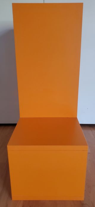 Mobiletto scaffale arancione
